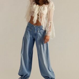 We The Free Lotus Balloon Jeans